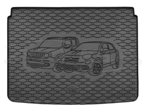 Rubber kofferbakmat Fiat 500X | 2015-heden