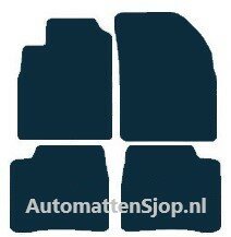 Naaldvilt zwart automatten Hyundai Sonata IV | 2001-2005