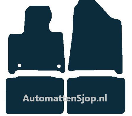 Luxe velours zwart automatten Hyundai Santa Fe (HEV/PHEV) | 2024-heden