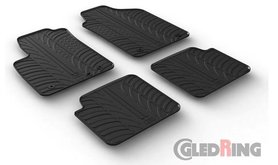 Rubber automatten Fiat 500 | 2007-2024